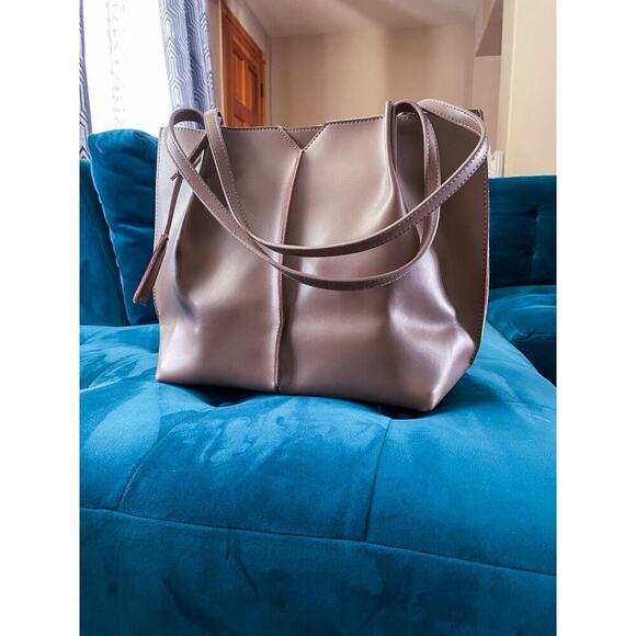 BAGINNING Brown Soft Leather Tote Large Genuine Leather Shopper Bag - Picture 4 of 15